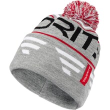 Шапка FAVORITE Pompon Hat 56 Gray Black Logo (1693.08.86)