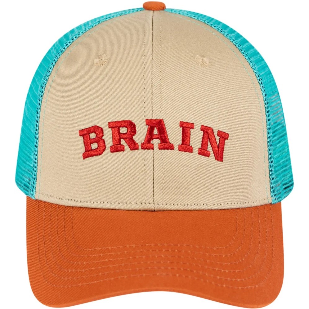 Кепка BRAIN Brain Red Logo 58 Beige/Coffee (1858.82.78) Пол мужская