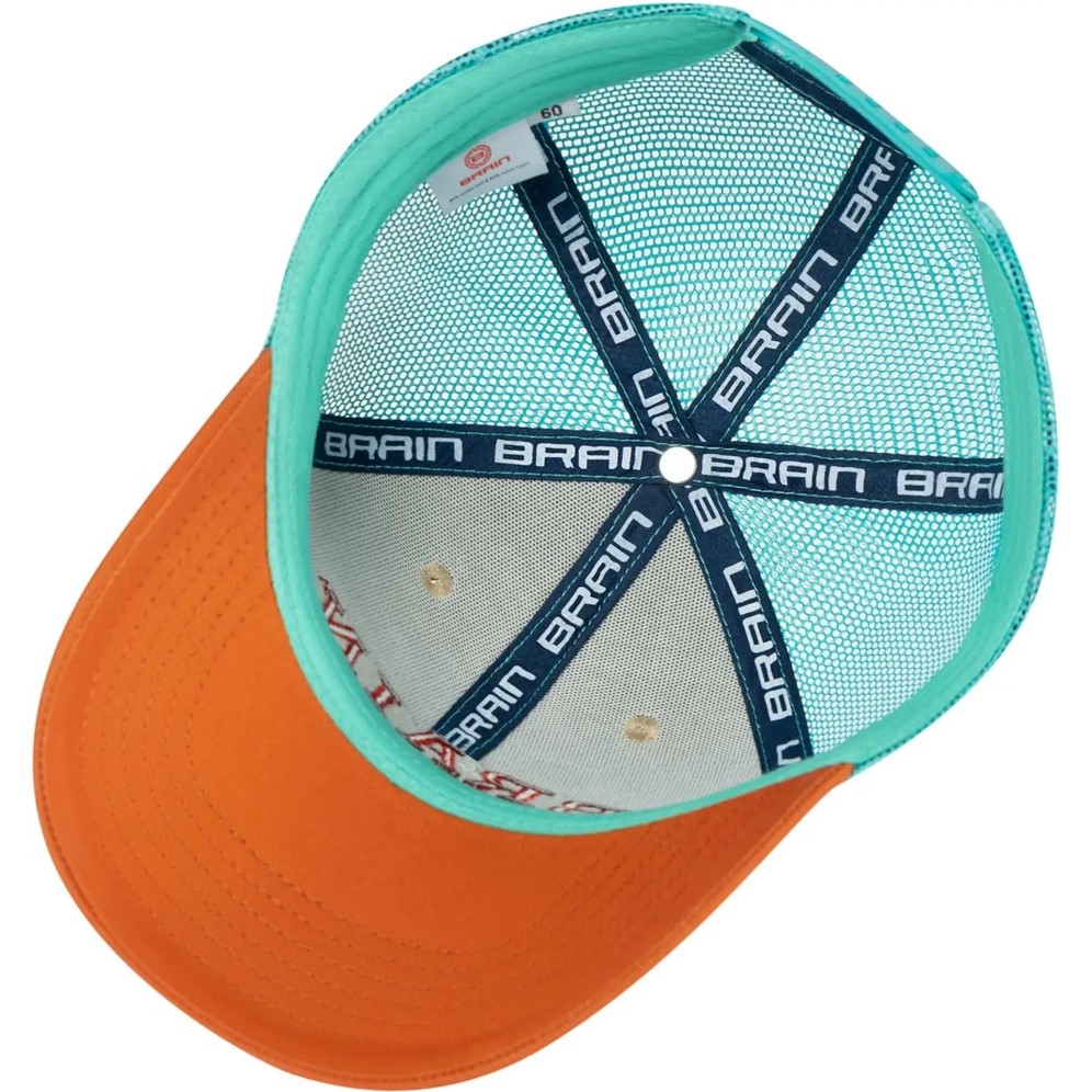 Кепка BRAIN Red Logo 60 Beige/Coffee (1858.82.79) Розділ аксесуари