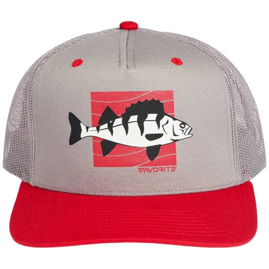 Кепка FAVORITE Perch 58 Gray/Red (1693.55.71) Пол мужская