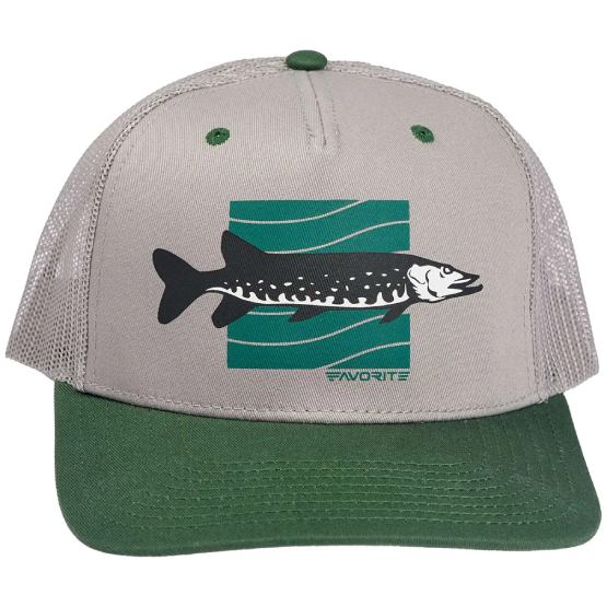 Кепка FAVORITE Pike 58 Gray/Green (1693.55.72) Стать чоловіча