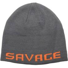 Шапка Savage Gear Logo Beanie One Size Rock Grey/Orange (73738)