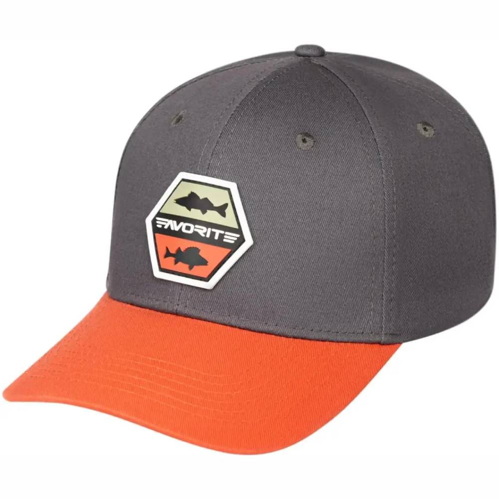 Кепка FAVORITE Fish Patch 60 Red/Gray (1693.12.93)