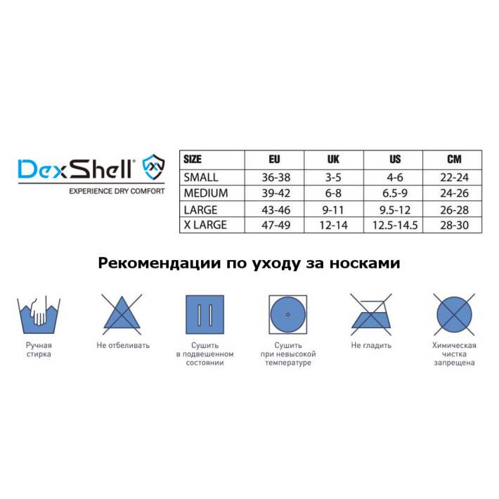 Носки DEXSHELL Running Socks S (DS645BORS) Пол женская