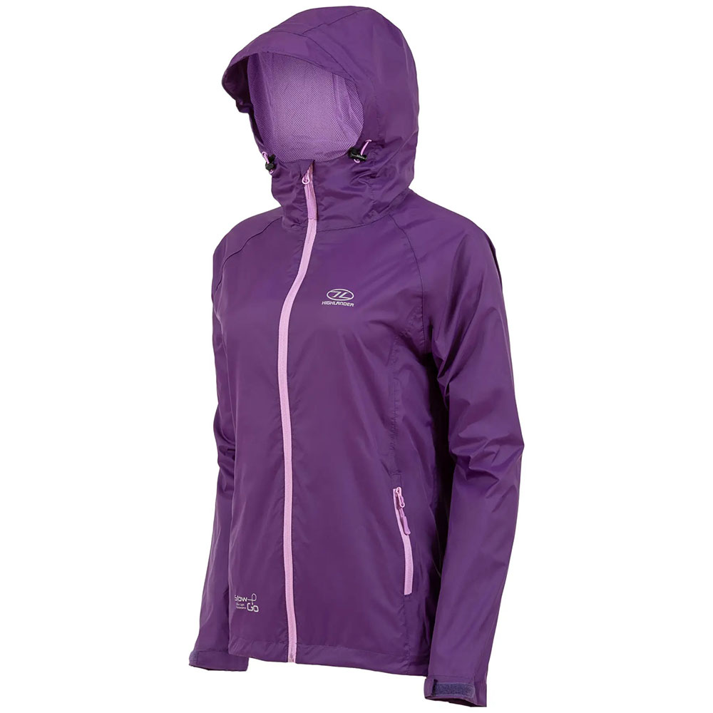 Ветровка HIGHLANDER Stow & Go Pack Away Rain Jacket Purple XL (JAC077L-PE-XL) Пол женская