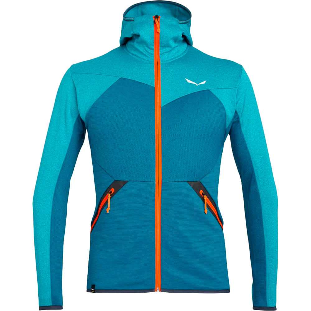 

Кофта SALEWA PUEZ MELANGE PL M FZ HDY 27386 8731 46 S Blue (013.002.6525), Фліс ч PUEZ MELANGE PL M FZ HDY