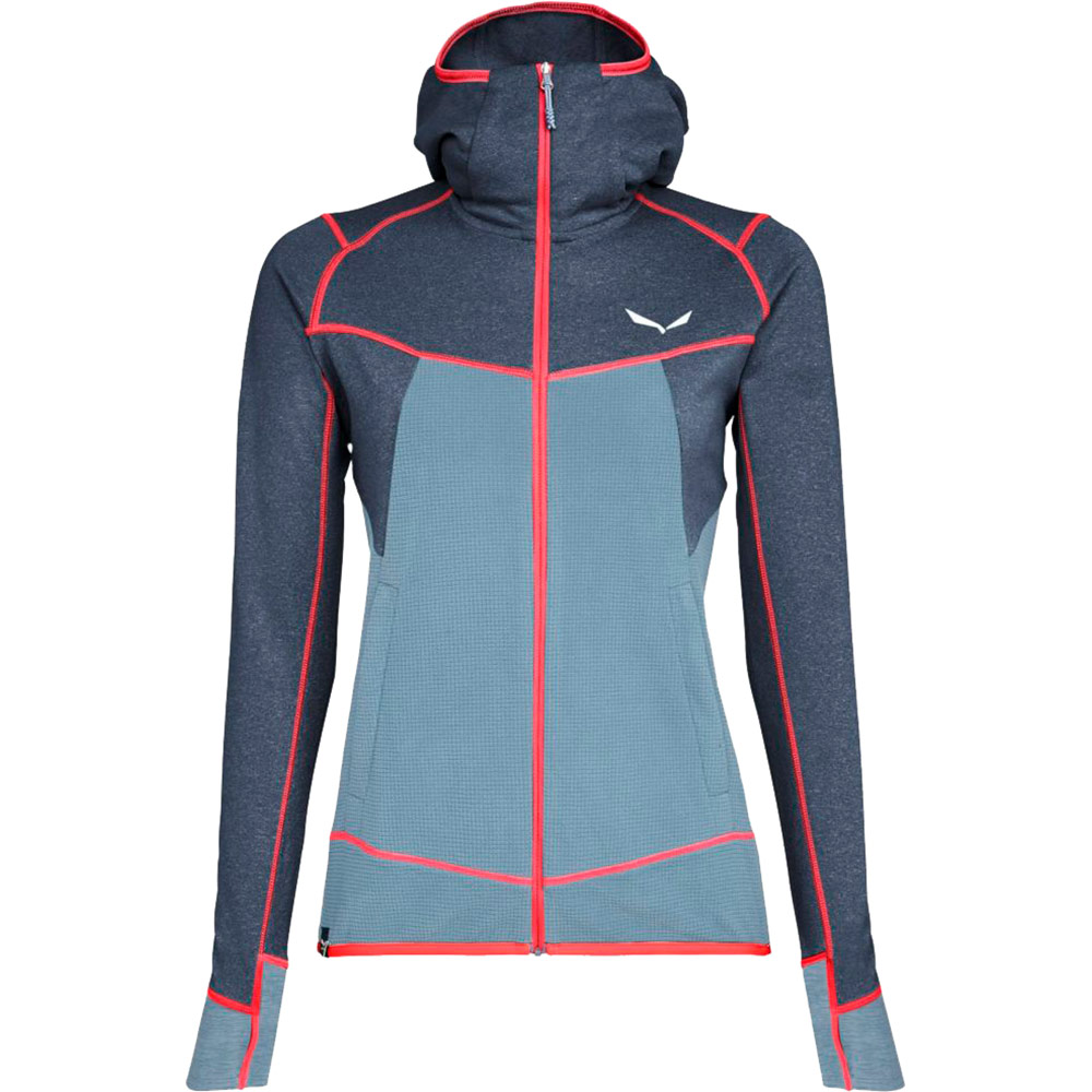 

Флис SALEWA Puez Hybrid Polarlite Full-Zip Wms M Blue (013.002.6527), Фліс Puez Hybrid Polarlite Full-Zip Wms