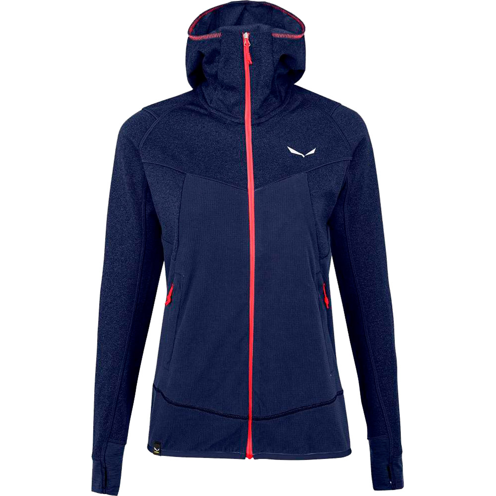 

Флис SALEWA Puez Hybrid Polarlite Full-Zip Wms L Blue (013.002.9482), Фліс Puez Hybrid Polarlite Full-Zip Wms