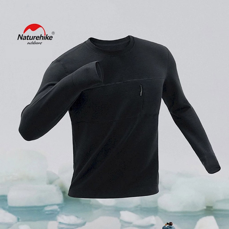 Кофта NATUREHIKE NH22NY009 XL Black (6927595705353) Стать чоловіча