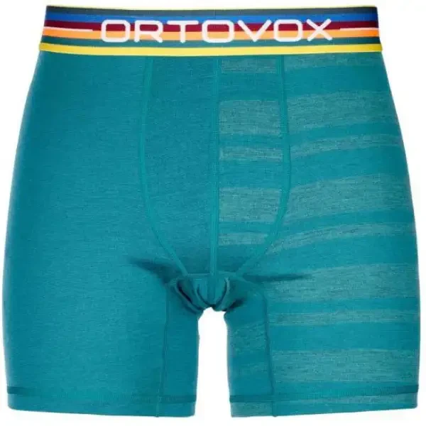 Термотруси ORTOVOX 185 ROCK'N'WOOL BOXER M pacific green M Берюзовий (025.001.0169)