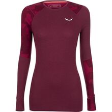 Термофутболка SALEWA CRISTALLO ARM W L/S TEE 28206 1570 - 44/38 - Burgundy (013.012.0593)
