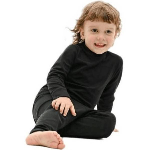 Термоштани TURBAT Yeti Bottom Kids Anthracite Black (012.002.0621) Вид штани