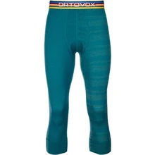 Термоштани ORTOVOX 185 ROCK'N'WOOL SHORT PANTS M pacific green S Turquoise (025.001.0163)