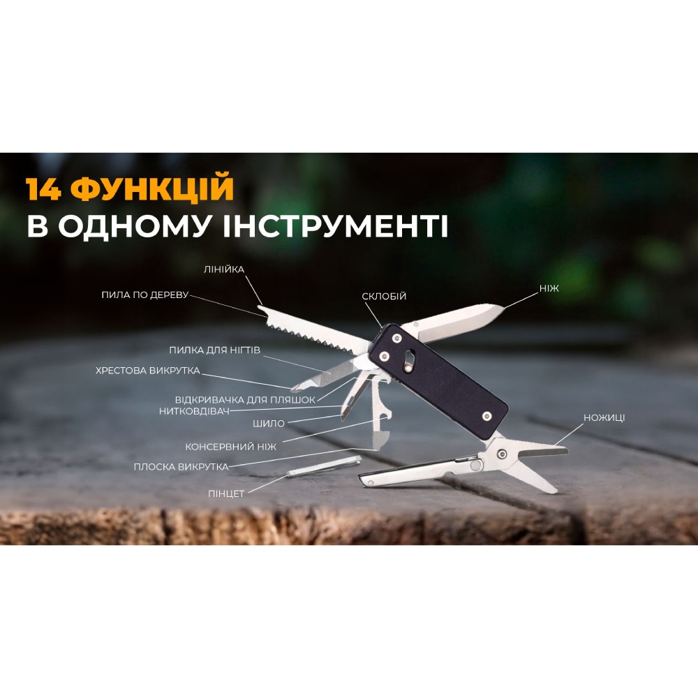 Мультитул ROXON KS2 Black Особенности карманная клипса