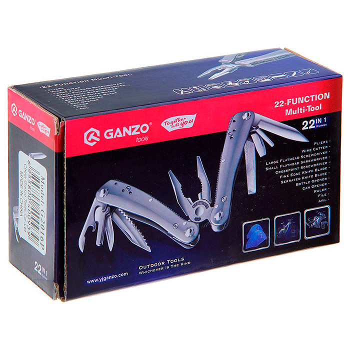 Мультитул GANZO G2016-P Общая длина 105