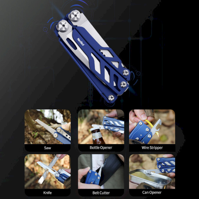 Покупка Мультитул NEXTOOL Xiaomi Flagship Pro Blue (NE20271)