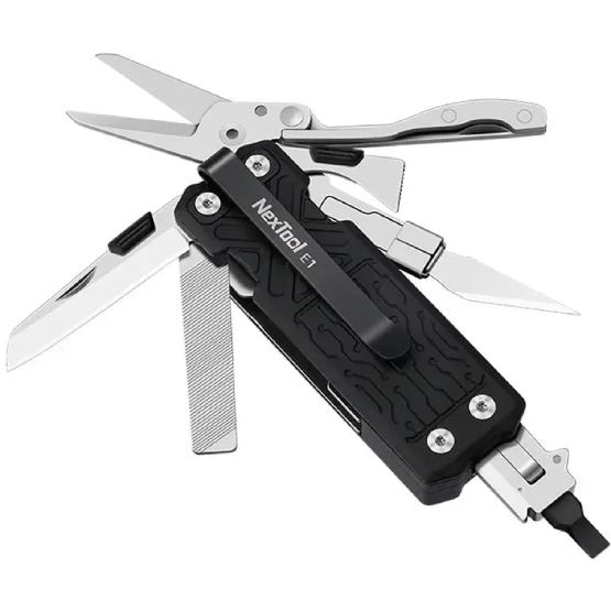 Мультитул-брелок NEXTOOL Pocket Tool E1 Black (NE20287) Мультитул-брелок NEXTOOL Pocket Tool E1 Black (NE20287)