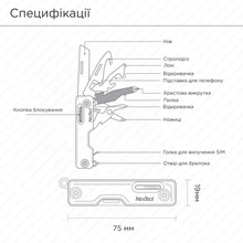 Мультитул NEXTOOL Multi Functional Knife Green (NE20098) Мультитул NEXTOOL Multi Functional Knife Green (NE20098)