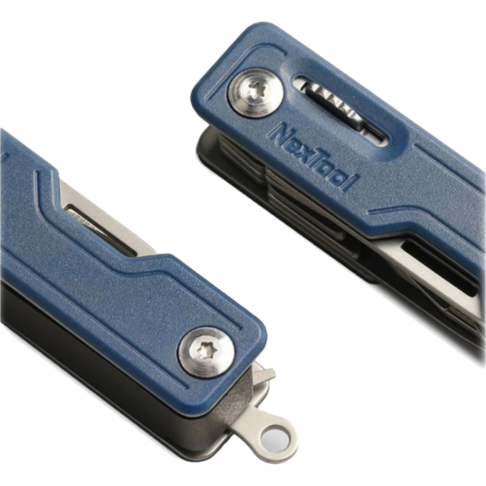 Мультитул NEXTOOL Multi Functional Knife Blue (NE20099) Мультитул NEXTOOL Multi Functional Knife Blue (NE20099) Инструменты в комплекте Нож; Ножницы; Открывалка для бутылок и банок; Плоская и крестовая отвертки; Напильник по металлу; Аварийный молоток для разбивания стекла; Стропопорез; Ключ для извлечения SIM-карт; Держатель телефона в горизонтальном или вертикальном положении
