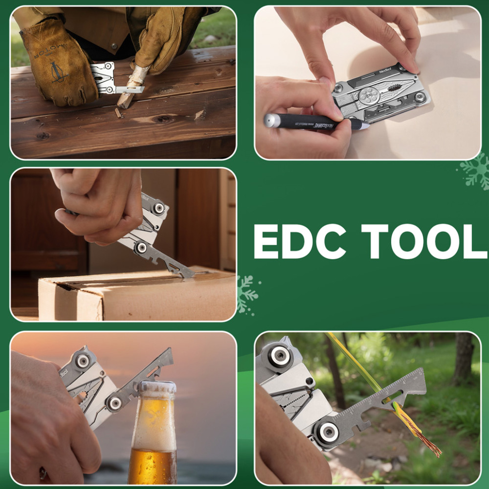 Замовити Мультитул NEXTOOL Silver Blade EDC Grey (NE20182)