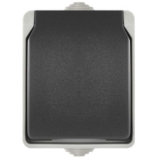 Розетка наружная EMOS A1396 серая IP44