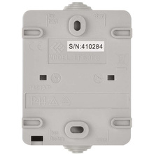 Розетка наружная EMOS A1396 серая IP44