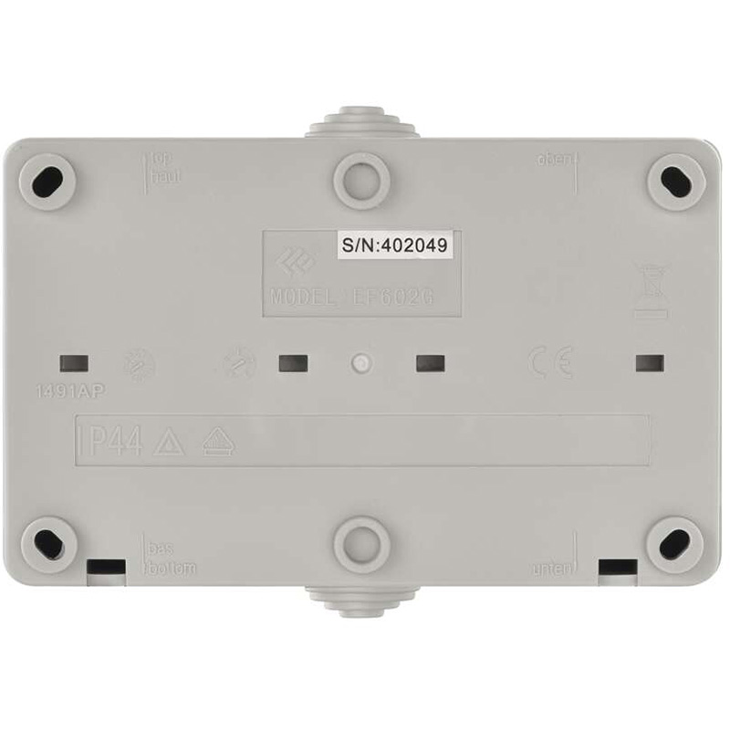 Розетка EMOS 16A 250V IP44 (A1396.1) Технические особенности крышка