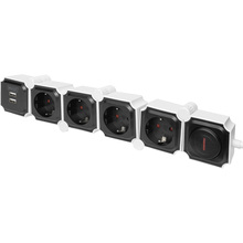 Блок розеток DIGITUS Flexible White (DA-70620)