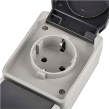 Розетка EMOS 16A/250V Grey/Black (A1396.3)