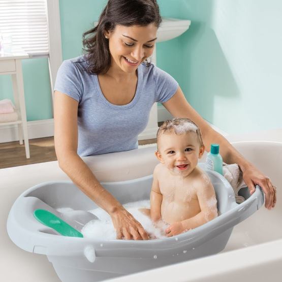 Фото Ванночка INGENUITY 3 в 1 Summer by Comfy Clean Grey (19787)