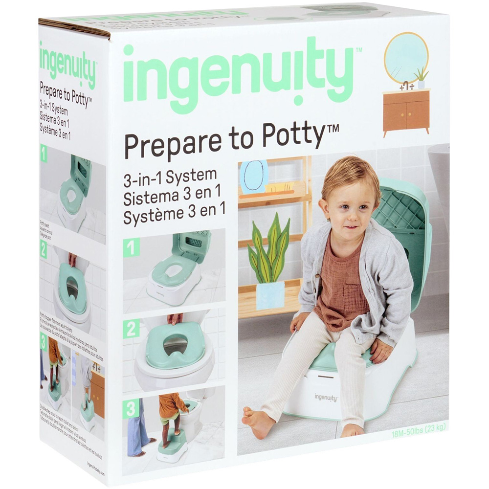 Горщик дитячий INGENUITY 3в1 Prepare to Potty (17143) Тип горщик