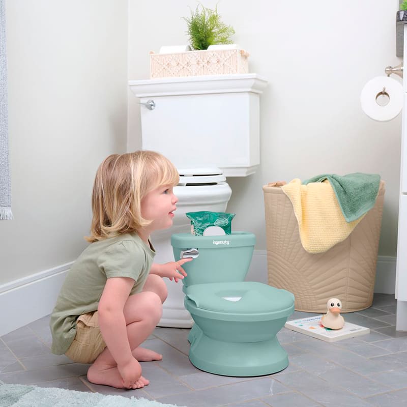 Горщик INGENUITY My Size Potty Pro Green (11124.04) Комплектація 2 батарейки типу ААА