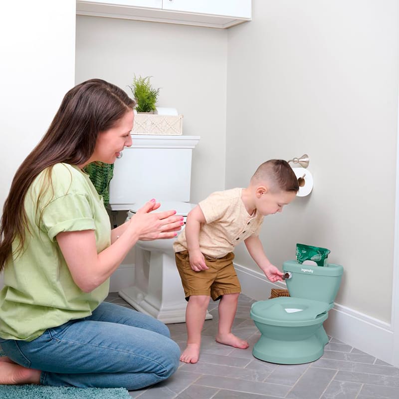 Горщик INGENUITY My Size Potty Pro Green (11124.04) Додатково Рекомендовано для дітей від 18 місяців (вагою до 23 кг)