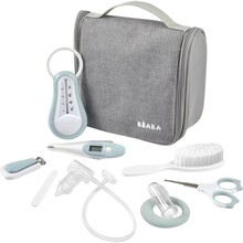 Косметичка з туалетним приладдям для дітей BEABA Gray/Green (920381)