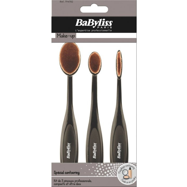 Набір пензлів для макіяжу BABYLISS для контурингу 3 шт (794782) Набір пензлів для макіяжу BABYLISS для контурингу 3 шт (794782)
