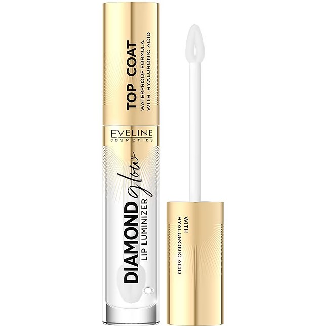 Блеск для губ Eveline Cosmetics Diamond Glow Lip Luminizer 01 Top Coat 4.5 мл (5903416033653)