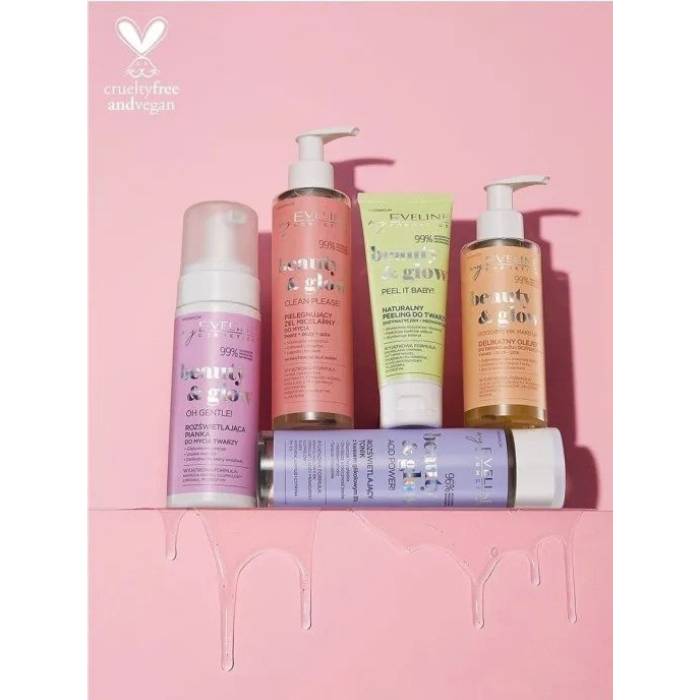 Скраб Eveline Cosmetics Beauty & Glow Peel It Baby! Natural Face Scrub 75 мл (5903416028130) Тип кожи для всех типов