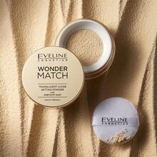 Пудра с аметистовой пылью Eveline Wonder Match Transculent Loose Setting Powder 6г (5903416048350)