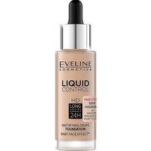 Тональный крем Eveline Cosmetics Liquid Control HD 035 Natural Beige 32 мл (5903416048565)