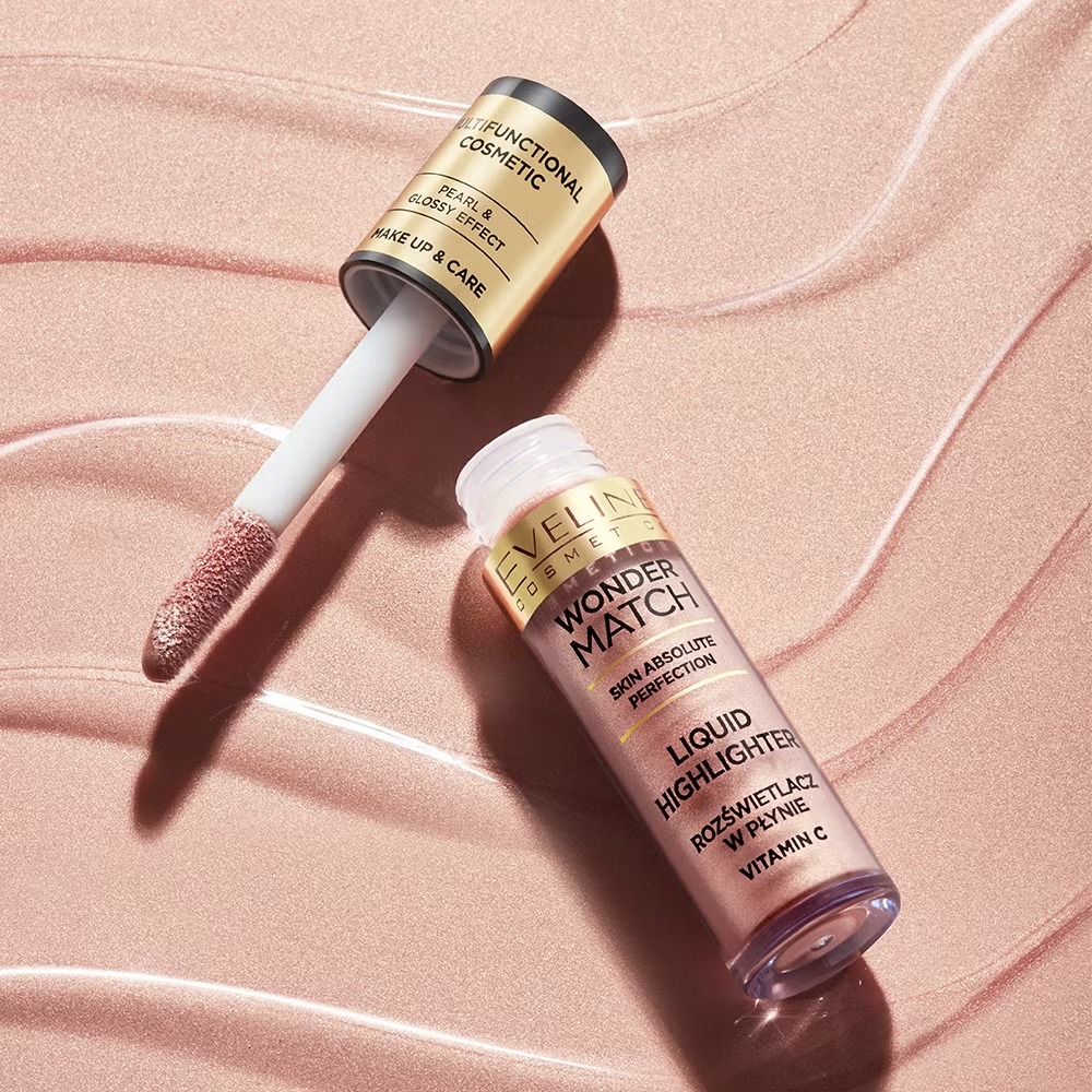Рідкий хайлайтер EVELINE WONDER MATCH 01 з вітаміном С 4.5 мл (5903416061946) Область застосування обличчя