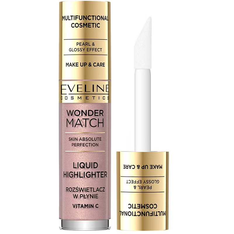 Рідкий хайлайтер EVELINE WONDER MATCH 01 з вітаміном С 4.5 мл (5903416061946)