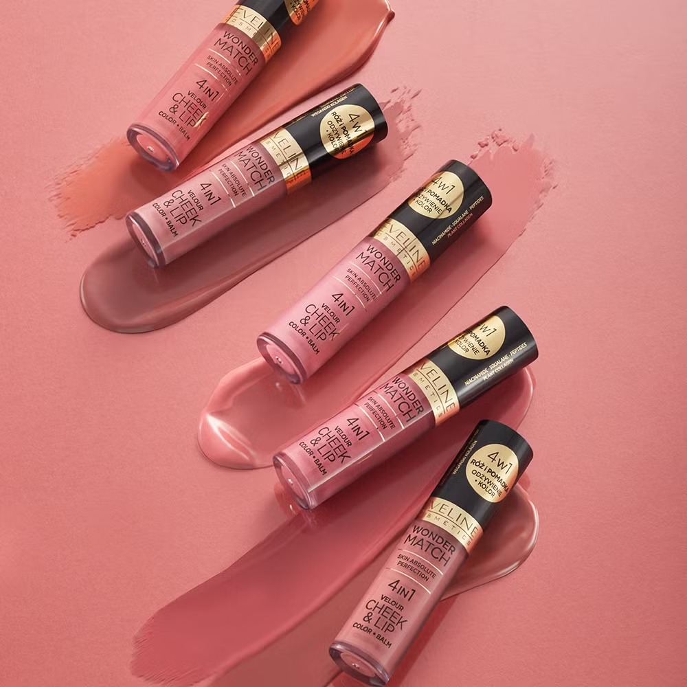 В интернет магазине Жидкие румяна EVELINE WONDER MATCH VELOUR CHEEK&LIP № 03 4,5 мл (5903416048602)