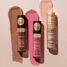 Жидкие румяна EVELINE WONDER MATCH VELOUR CHEEK&LIP № 03 4,5 мл (5903416048602)
