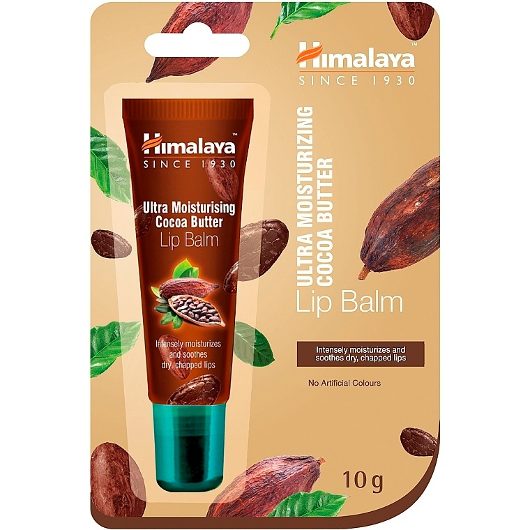 Бальзам для губ HIMALAYA Herbals зволожуючий з маслом какао 10 г (6291107222233)