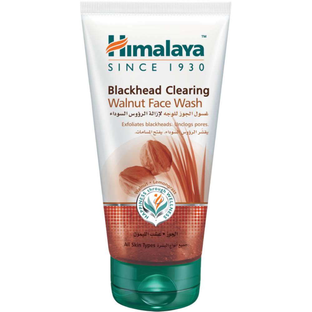 Гель для вмивання Himalaya Herbals Blackhead Clearing Walnut Face Wash 150 мл (6291107220154)