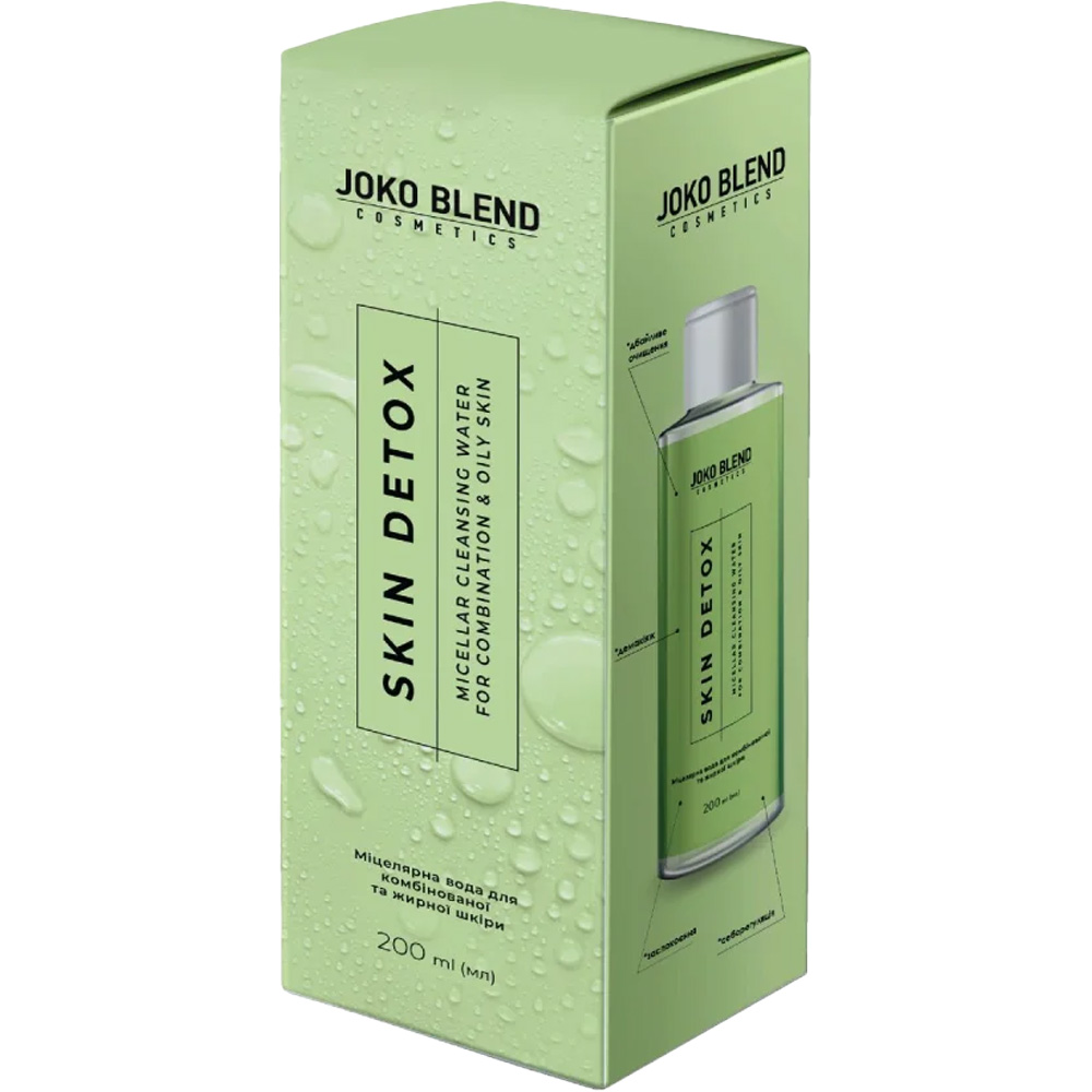 Мицелярная вода JOKO BLEND Skin Detox 200 мл (289515) Вид мицеллярная вода