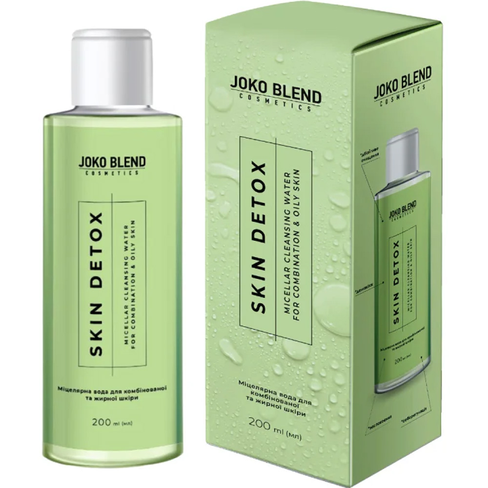 Мицелярная вода JOKO BLEND Skin Detox 200 мл (289515) Тип кожи для всех типов