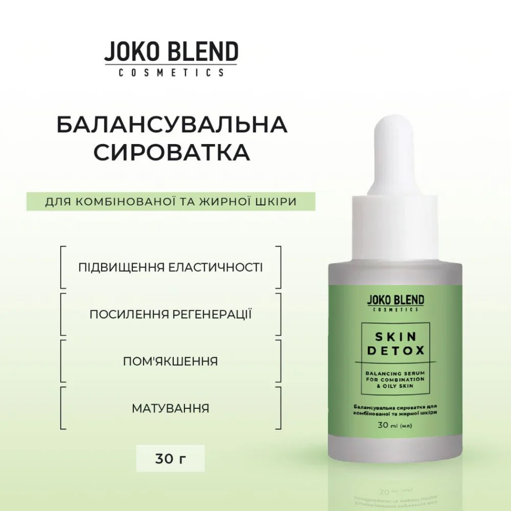 Зовнішній вигляд Сироватка JOKO BLEND Skin Detox 30 мл (289518)