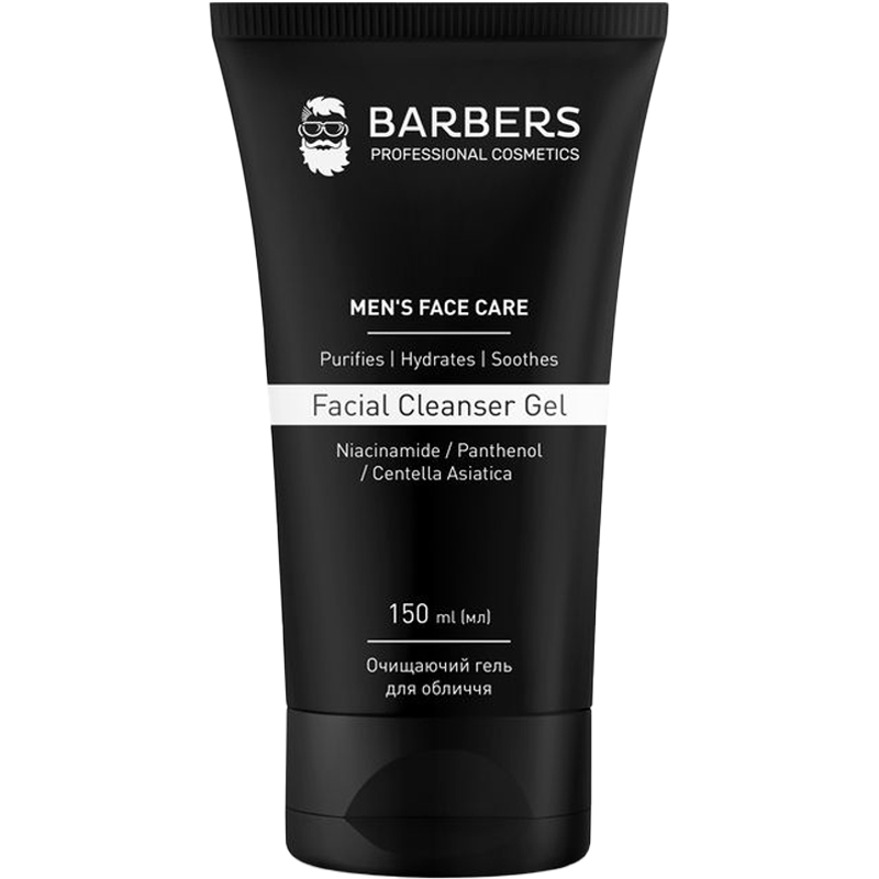 Очищаючий гель для обличчя BARBERS Facial Cleanser Gel 150 мл (289531)