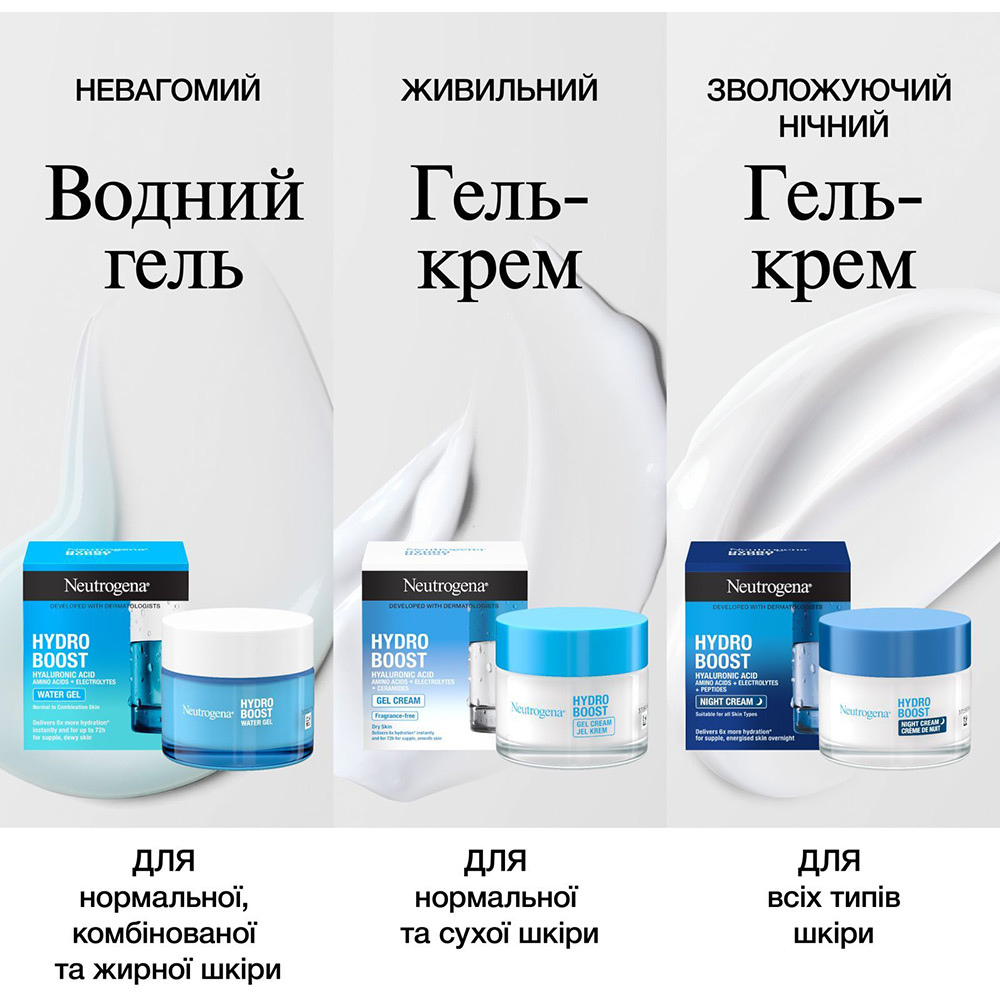 Покупка Крем для лица Neutrogena Hydro Boost Увлажняющий Ночной 50 мл (3574661401089)